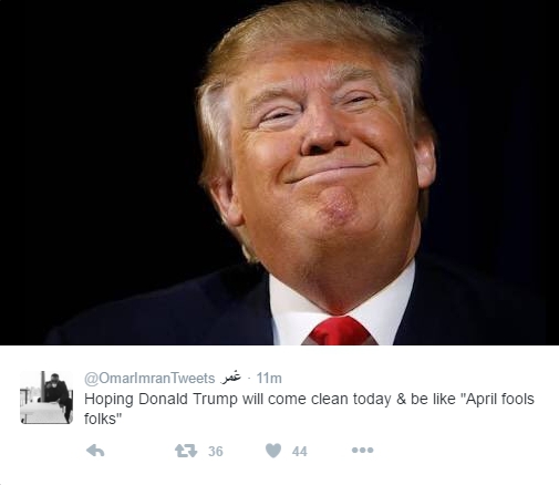 Donald Trump April Fools